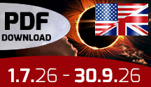 Der Button weist auf den Download des PDF hin und zeigt eine Sonnenfinsternis